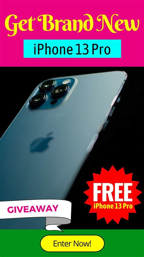 Chance To Get Free Iphone Pro Giveaway New Iphone Iphones