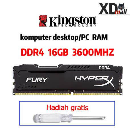 Jual KINGSTON HyperX FURY RAM DDR4 4GB 8GB 16GB 2400Mhz 2666Mhz 3200Mhz