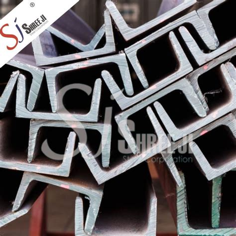 Shree Ji Standard Mild Steel Channel For Construction Size 75x40x4