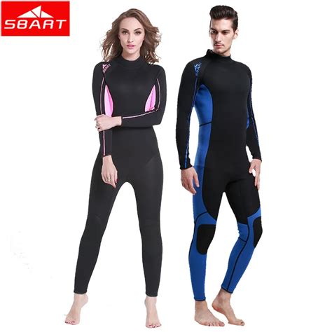 SBART Neoprene Wetsuit Women Surfing 3MM Diving Suit Upf50 Long Sleeve