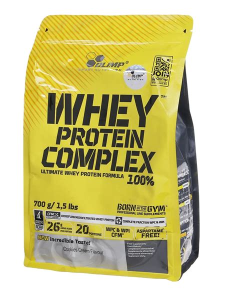 Протеин Olimp Whey Protein Complex 100 ваниль 700 г характеристики и описание на Мегамаркет