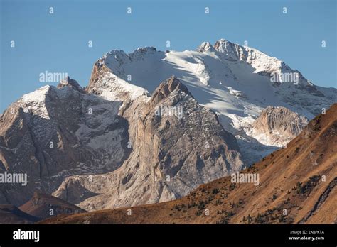 Marmolada Mount Is The Highest Peak In The Italian Dolomites With Its