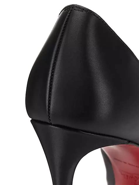 Shop Christian Louboutin Iriza 85mm Satin Dorsay Pumps Saks Fifth Avenue