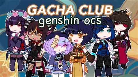 Genshin Gacha Ocs Genshin Impact Oc Offline Codes Gacha Club