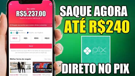 App Pagou R Reais No Pix Melhor App Pagando Em Youtube