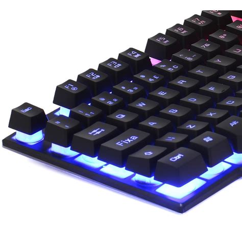 Teclado Semi Mecanico Gamer Usb Pc Computador Abnt Luminoso R