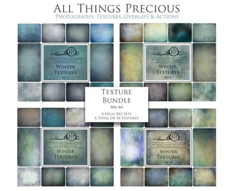 40 Fine Art Textures Digital Bundle No 64 Photo Overlay