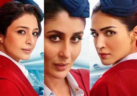 “crew First Look Unveiled Kareena Kapoor Khan Kriti Sanon And Tabu Ready For An Unforgettable