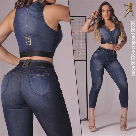 Calça Jeans Feminina Rhero Lançamento Ref 56536 Submarino