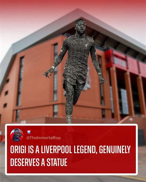 There Is A Statue Of A Man In Front Of A Building That Says Origin Is