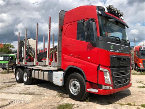 Volvo FH 13 540 timber truck for sale Germany Würzburg YX36488