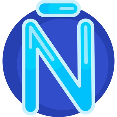 Letra N Iconos Gratis De Educación