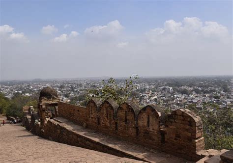 Gwalior City View stock photo. Image of hill, cloud - 183130798