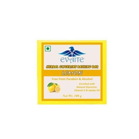 Evaite Organic Natural Glycerine Super Value Lemon Bathing Bar Gm