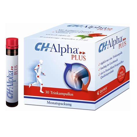 Ch Alpha Plus 30 Ampoules Dietary Supplement For Chronic Joint