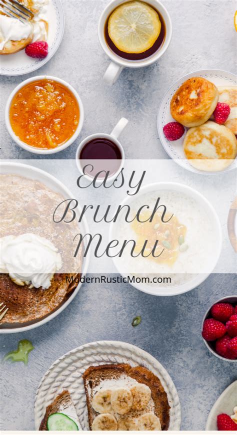 Easy Brunch Menu For A Party Brunch Menu Easy Brunch Easy Brunch Menu