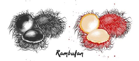 Rambutan Drawing