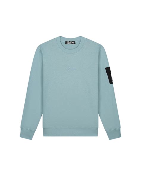 Malelions Nylon Pocket Sweater Light Blue Blue Eddy S Eindhoven