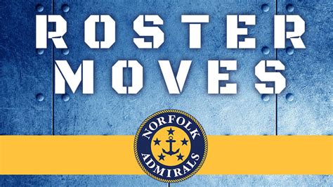 Admirals Announce Several Roster Moves | Norfolk Admirals