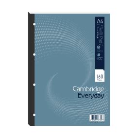 Cambridge Everyday 846200192 A4 Ruled Refill Pad 160 Pages Blue 5 Pack