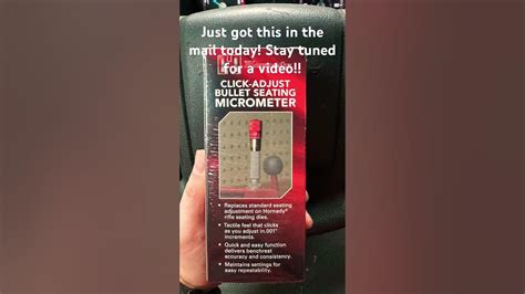 Hornady Click Adjust Bullet Seating Micrometer Handloading Sigsauer