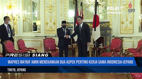 Wakil Presiden Ma Ruf Amin Berikan Kunjungan Kehormatan Kepada PM