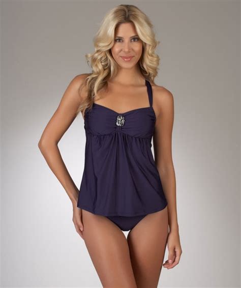 Luxe By Lisa Vogel Opening Night Tankini And Bikini Bottom Swimwear