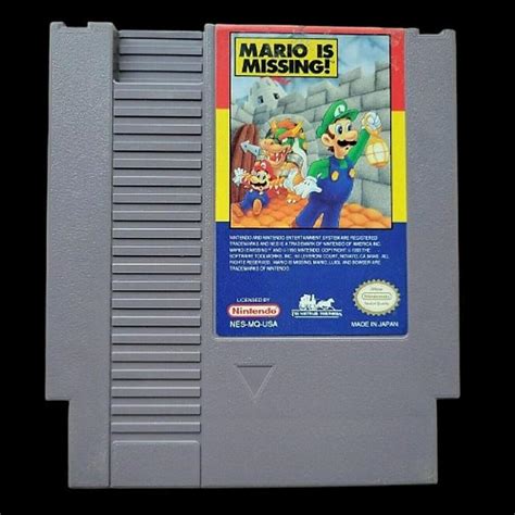 Mario Is Missing Nintendo Nes Video Game Gandorion Games