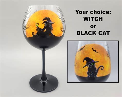 Hand Painted Spider Web 3d Wine Glass Halloween Wine Glass Spider Wine Glass Painted Wine