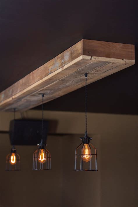 Choose Size Made To Order Reclaimed Barn Wood Siding Fixture With Caged