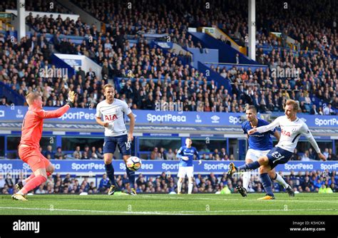 Tottenham Hotspur S Christian Eriksen Right Scores His Side S Second