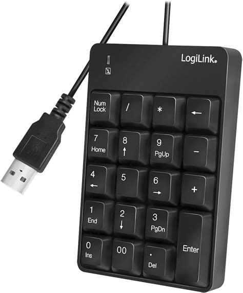 Logilink Id Clavier Num Rique Suppl Mentaire Avec Port Usb Et