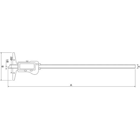 Calibro Digitale A Corsoio Di Profondit Ip Con Preset Alpa Aa