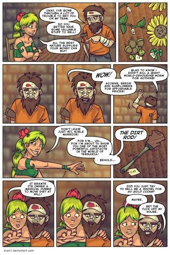 The Dryad In Terrariaso True Terrarium Terraria Memes Skyrim Funny