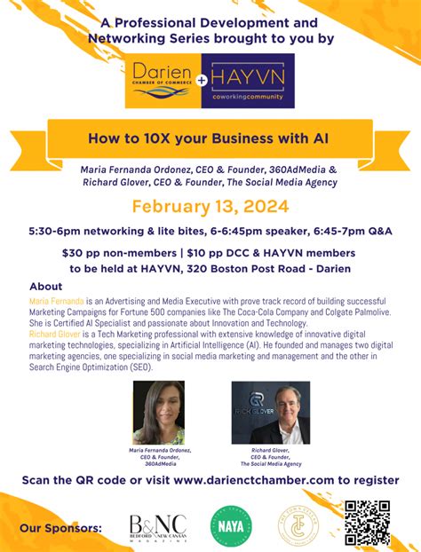 Professional Development Series With Hayvn Darien Chamber Of Commerce