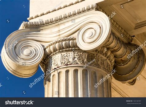 Greek Ionic Column Stock Photo 134136707 Shutterstock