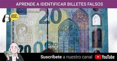 C Mo Saber Si Un Billete De Euros Es Falso Blog De Cu Nto Esta