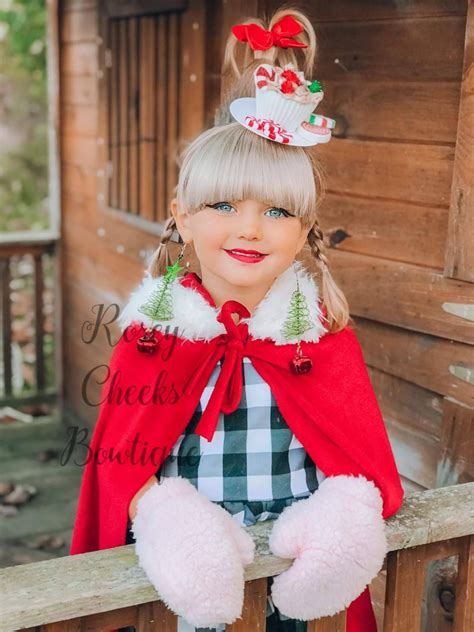 Cindy Lou Who Costume Christmas Pageant Halloween Dress Etsy