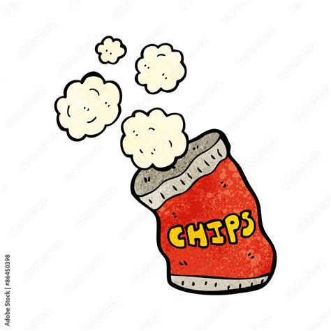 Cartoon Potato Chips Stock Vector Adobe Stock