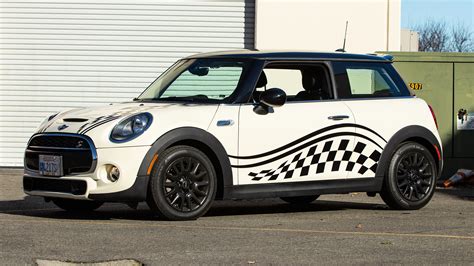 Mini Cooper Checkered Stripes Paint Wraps Palmer Signs Inc