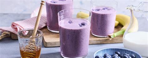 Bananen Blaubeer Smoothie Rezept LIDL Kochen