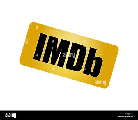 IMDb, rotated logo, white background B Stock Photo - Alamy