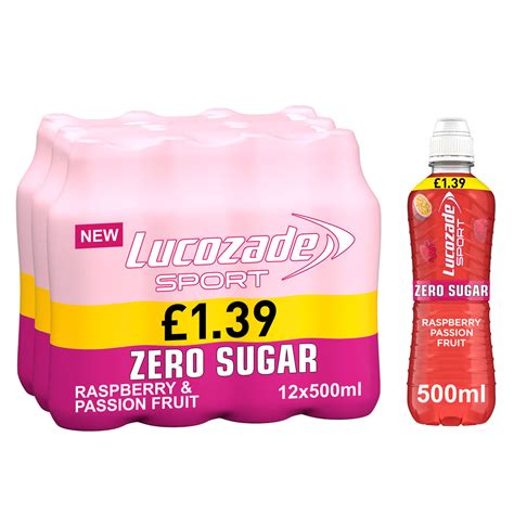 Lucozade Sport Zero Sugar Raspberry And Passionfruit Pmp £1