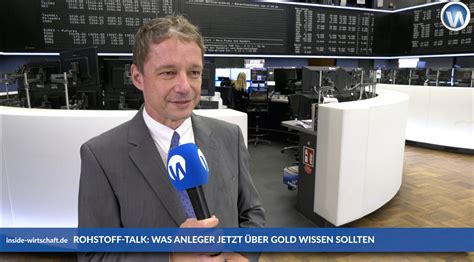 Michael Blumenroth Im Rohstoff Talk Gold Hat 10 15