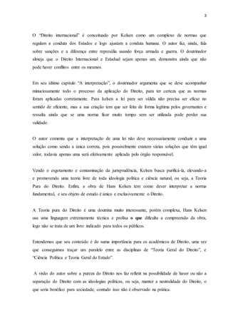 Resenha Critica Teoria Pura Do Direito PDF