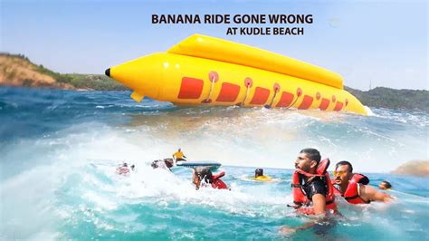 Banana Ride Gone Wrong At Kudle Beach Gokarna Water Sports In Gokarna