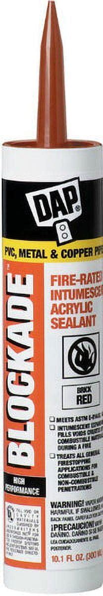 Dap 18858 Blockade Fire Rated Intumescent Acrylic Latex Sealant 10 1