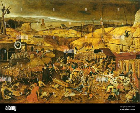 Triunfo De La Muerte Pintado Por Un Seguidor De Pedro Brueghel El Viejo