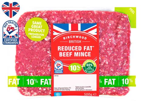 Birchwood British Reduced Fat Beef Mince Fat