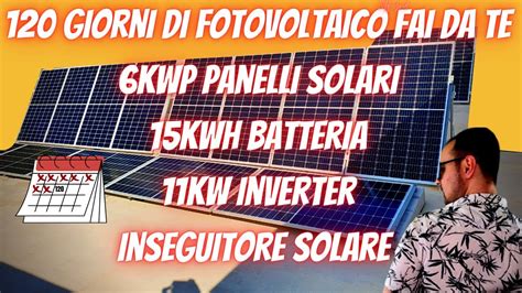 I PRIMI 120 GIORNI ENERGIA DAI PANNELLI SOLARI OFF GRID Forever